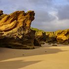 Felsenmonster am Strand von Whitsand - Saint Sebastian Bay