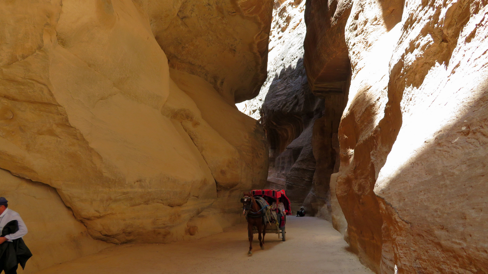 Felsenschlucht von Petra, Jordanien