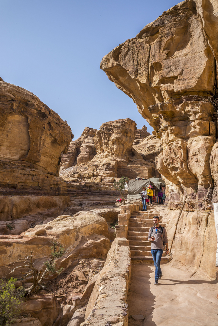 Felsenstadt Petra in Jordanien