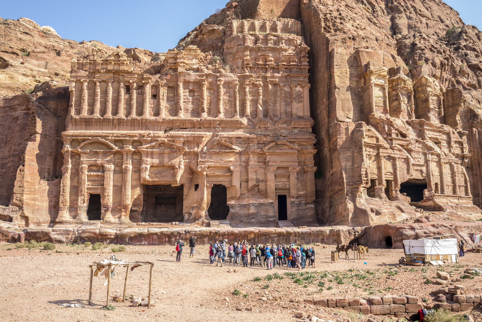 Felsenstadt Petra in Jordanien