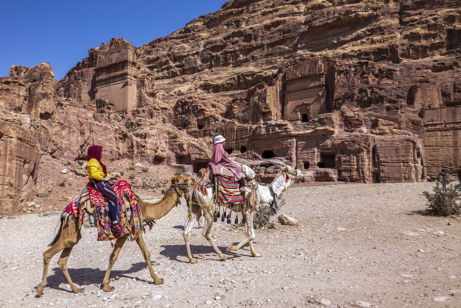 Felsenstadt Petra in Jordanien