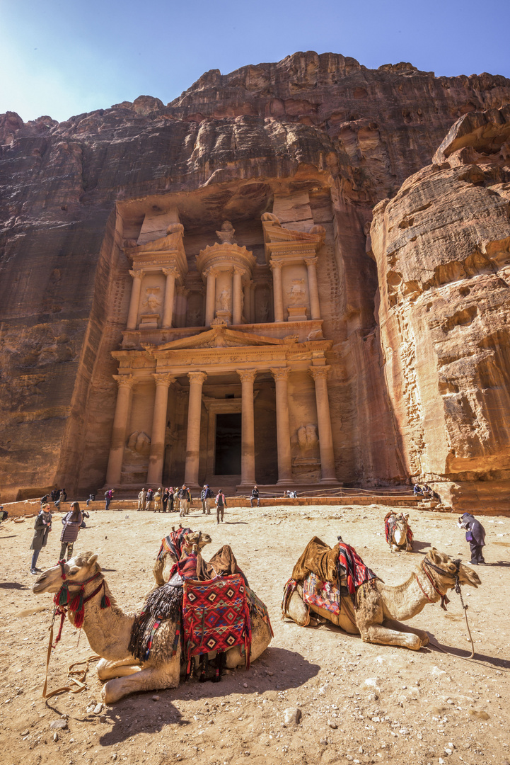 Felsenstadt Petra in Jordanien