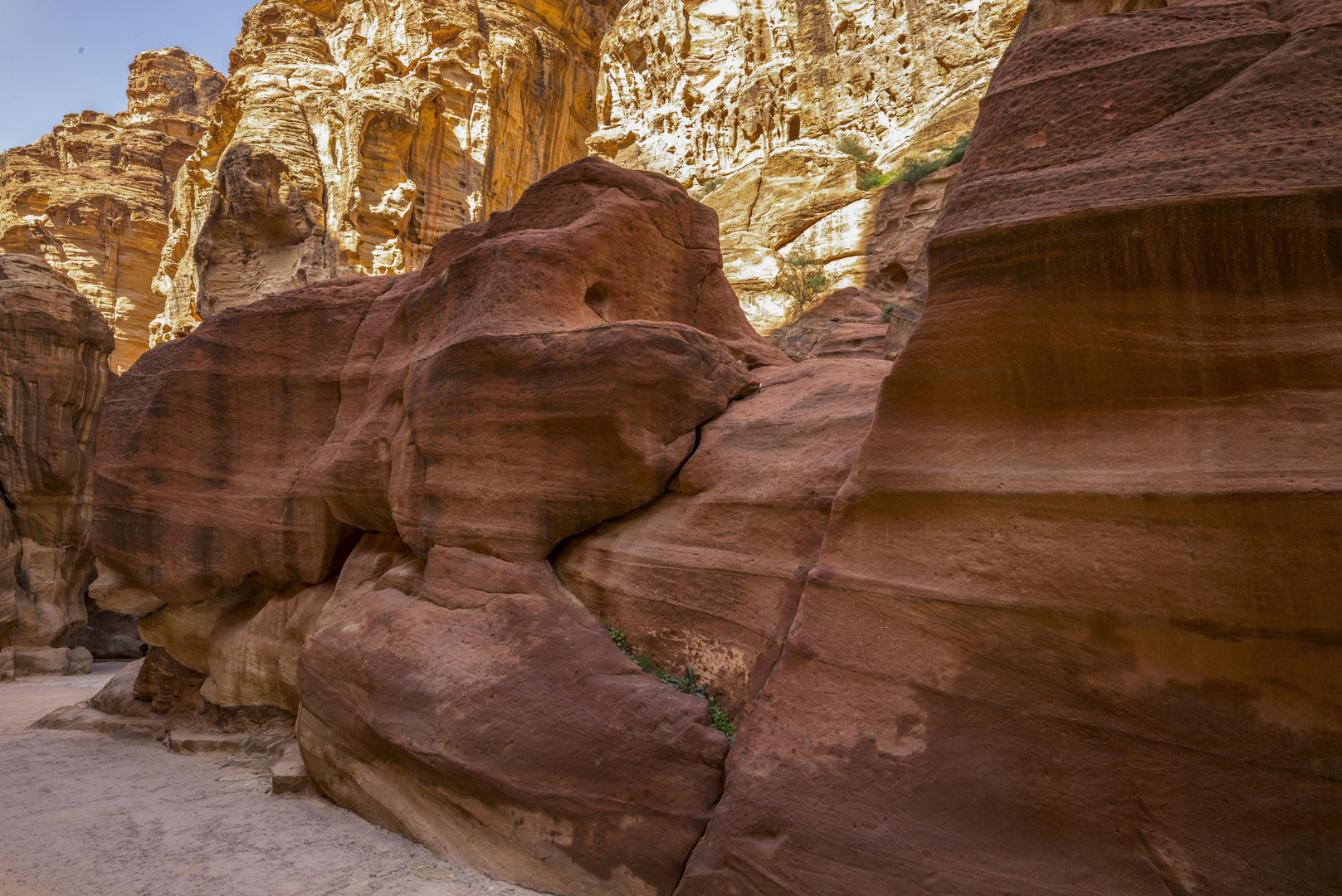 Felsenstadt Petra in Jordanien