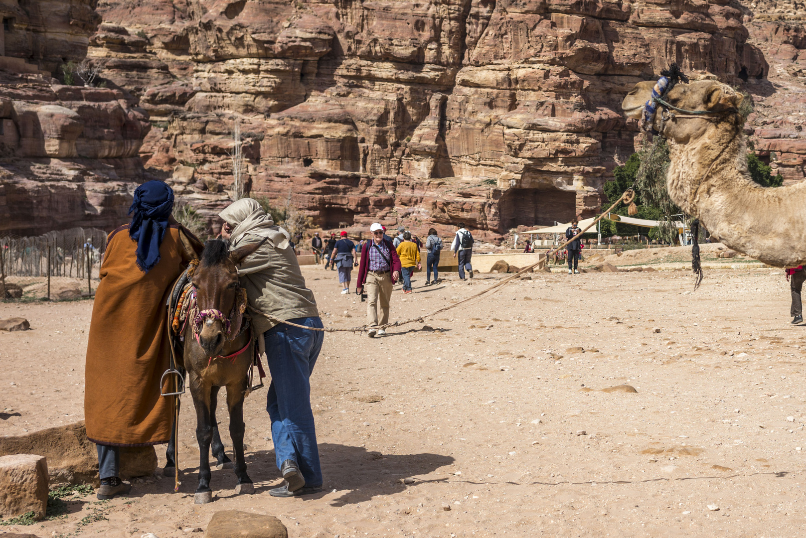 Felsenstadt Petra in Jordanien