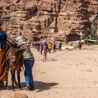 Felsenstadt Petra in Jordanien