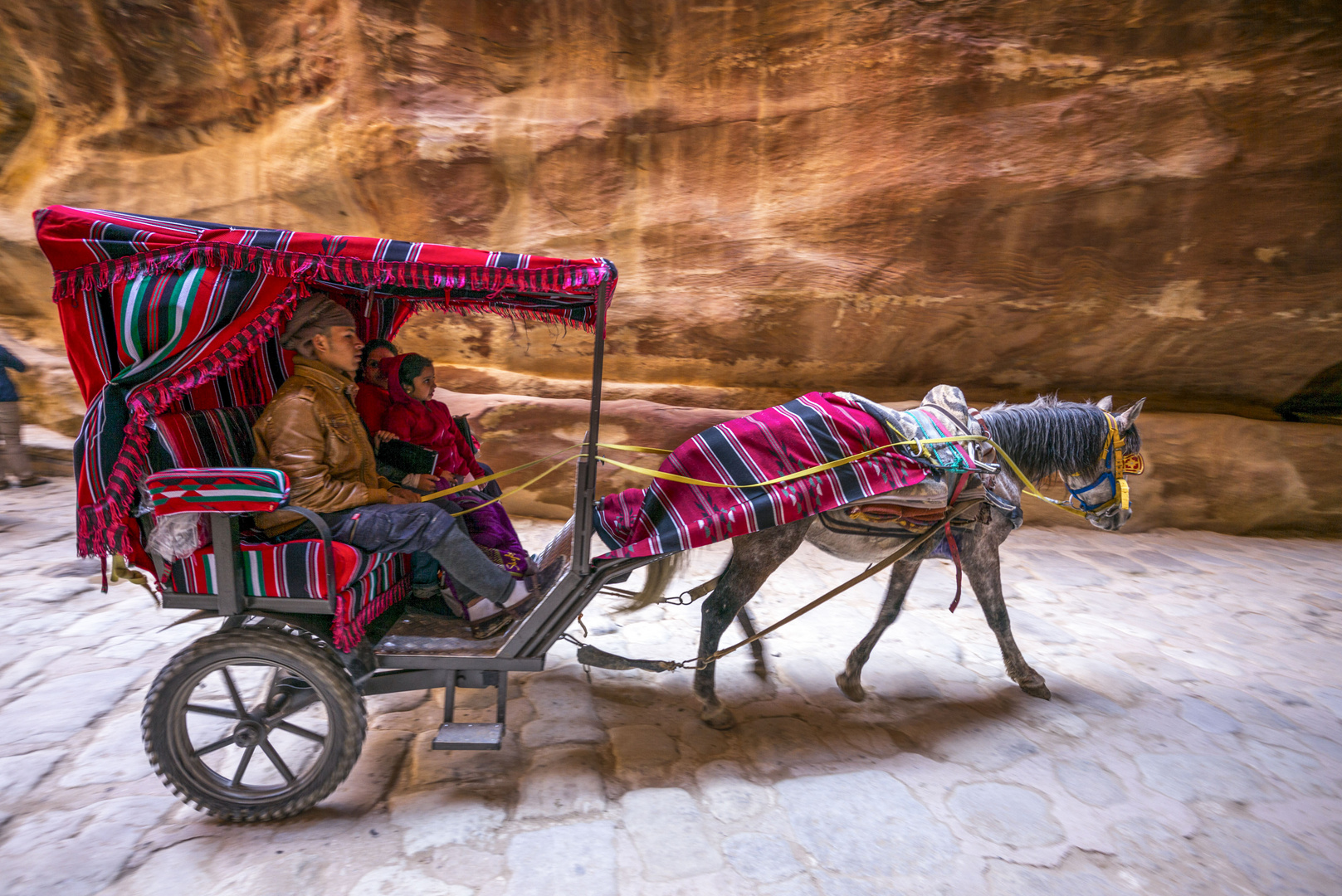 Felsenstadt Petra in Jordanien