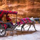 Felsenstadt Petra in Jordanien