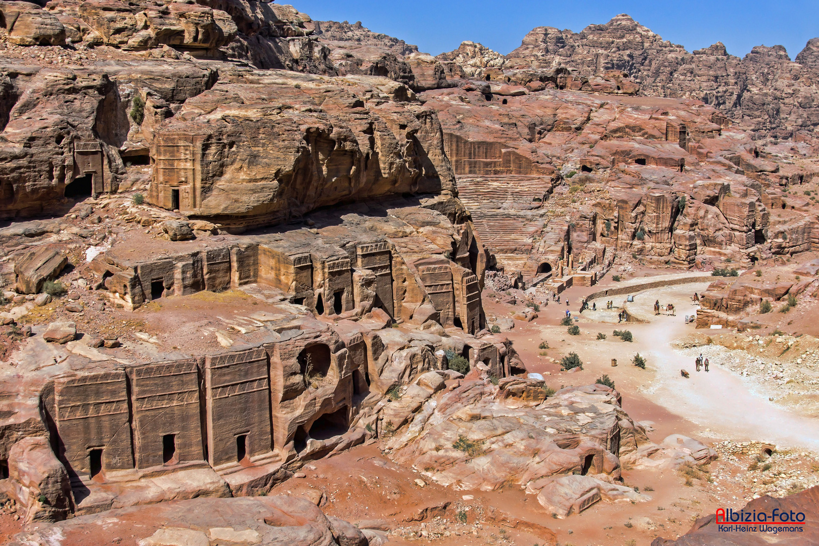 Felsenstadt Petra in Jordanien