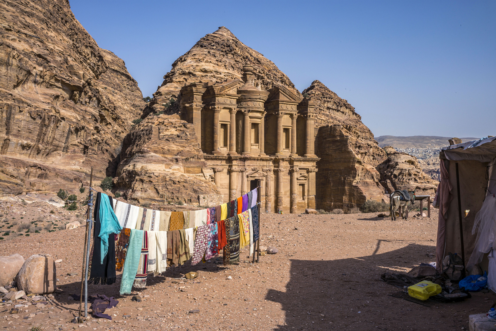 Felsenstadt Petra in Jordanien