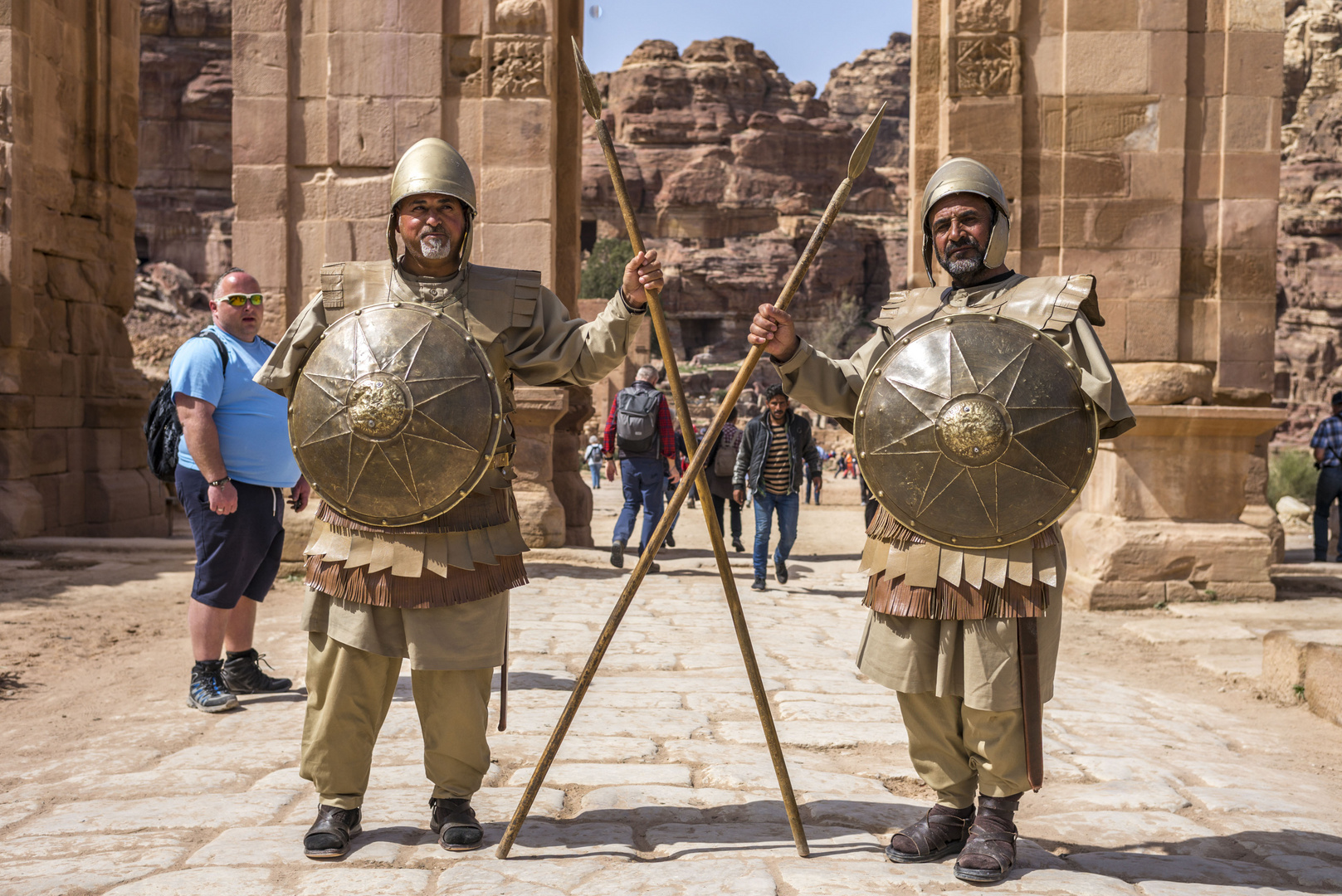 Felsenstadt Petra in Jordanien