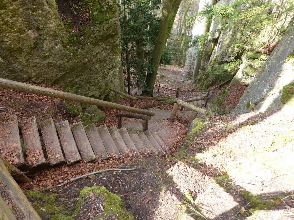 Felsensteig in Gößweinstein 