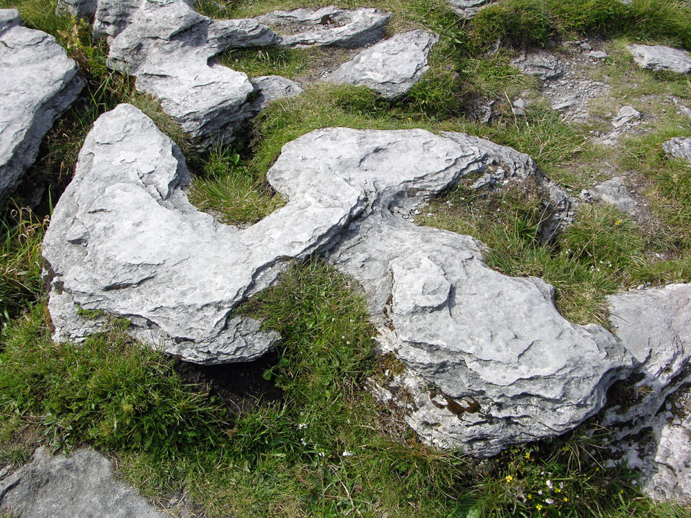 Felsformation auf dem Burren
