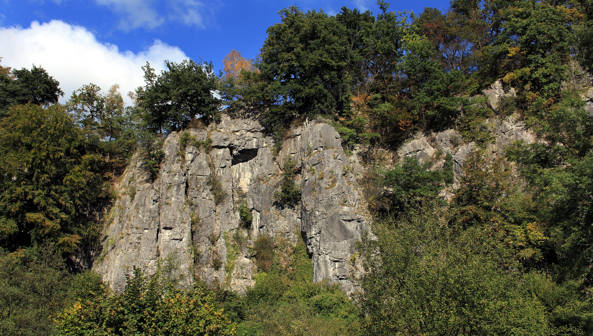 Felsformation, im Hönnetal