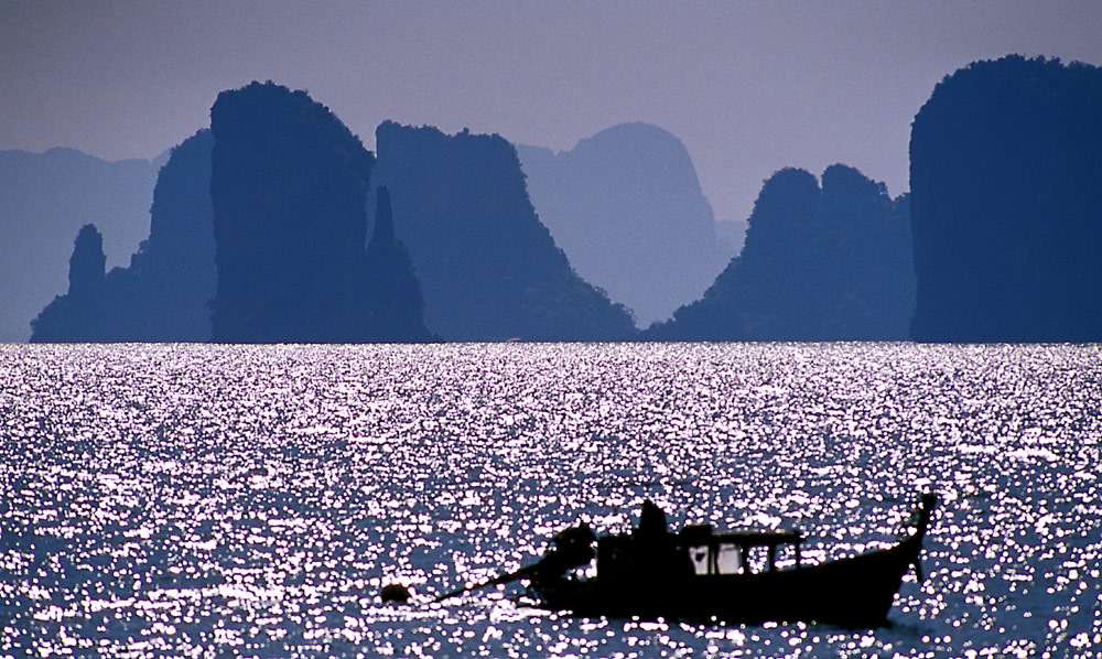 Felsformation in der Bucht von Phang-nga