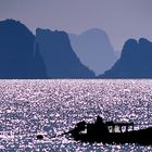 Felsformation in der Bucht von Phang-nga