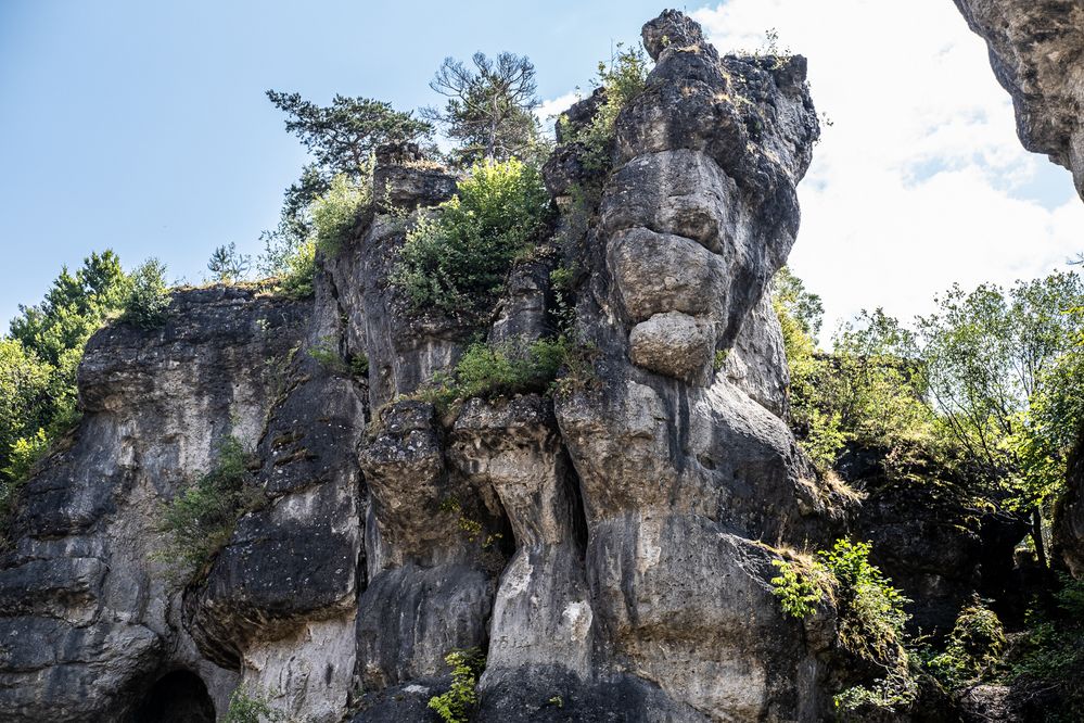 Felsformation in der Fränkischen Schweiz