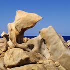 Felsformationen an der Küste Korsikas