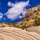 Felsformationen im Johnson Canyon, Kanab, Utah, USA