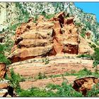 Felsformationen im Oak Creek Canyon - Arizona, USA