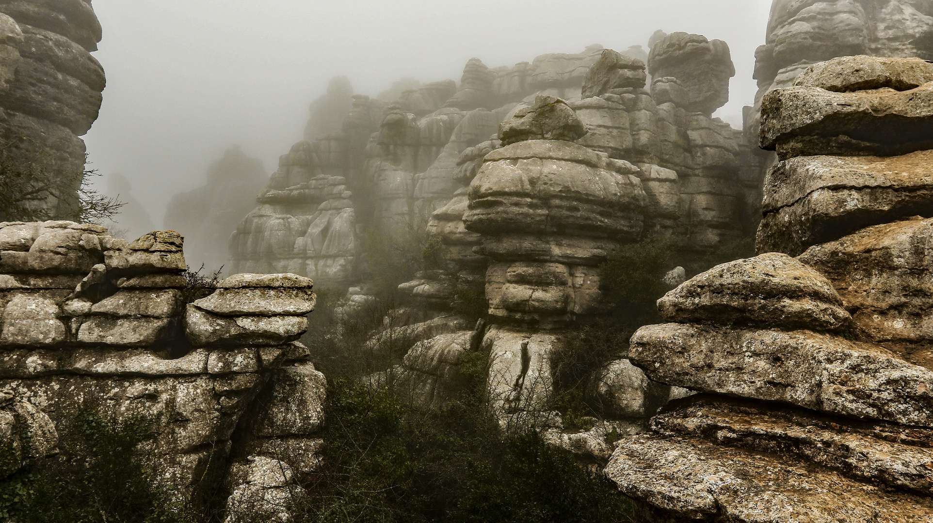 Felsformationen in El Torcal