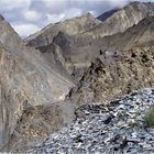 Felsgewirr in Ladakh