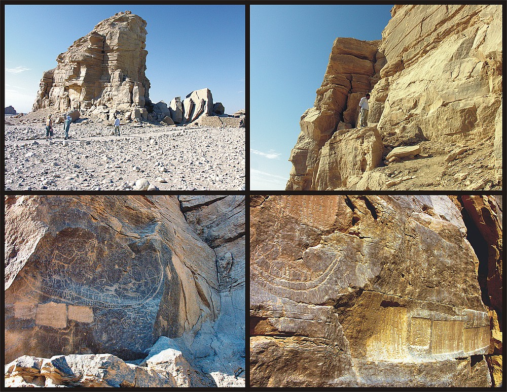 Felsinschriften und Felszeichnungen bei Elkab
