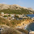 Felsküste bei Stara Baska (Blick auf den Campingplatz)