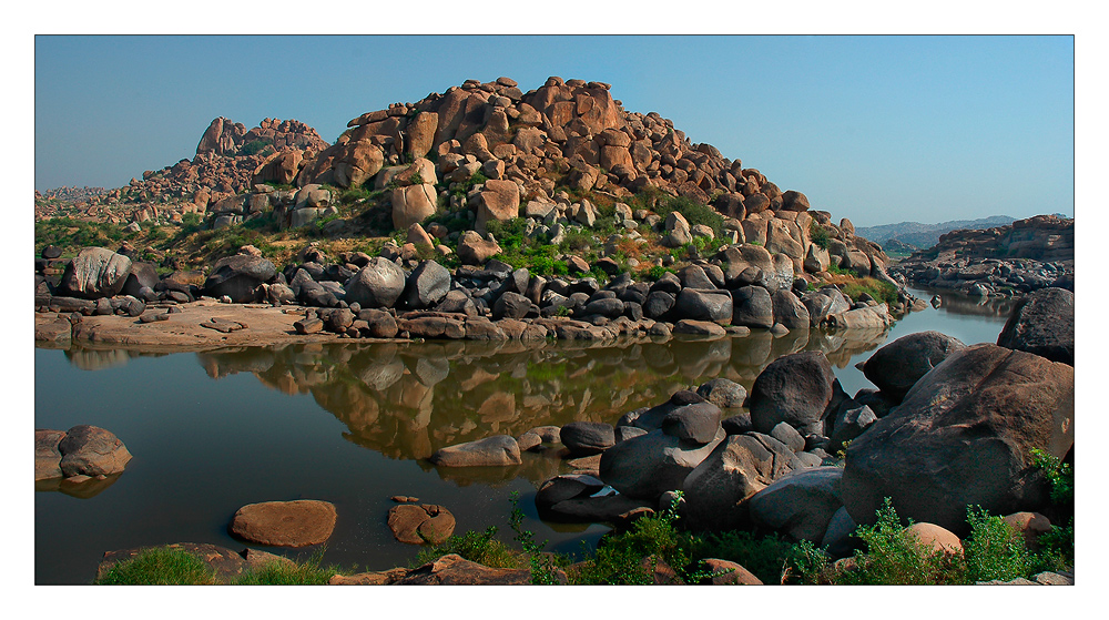 Felslandschaft bei Hampi