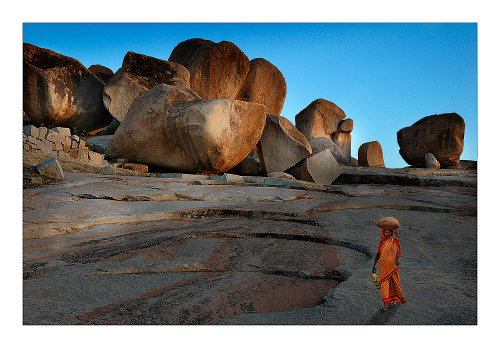 Felsplateau in Hampi