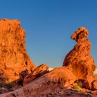 Felsskulptur, Valley of Fire SP, Nevada, USA