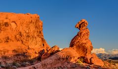 Felsskulptur, Valley of Fire SP, Nevada, USA