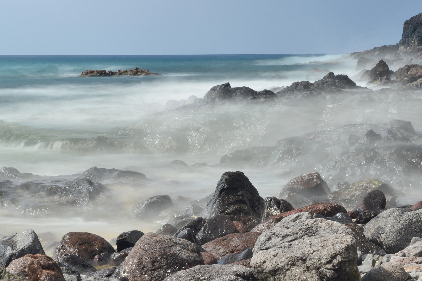 Felsstrand in Morro Jable/ Fuerteventura