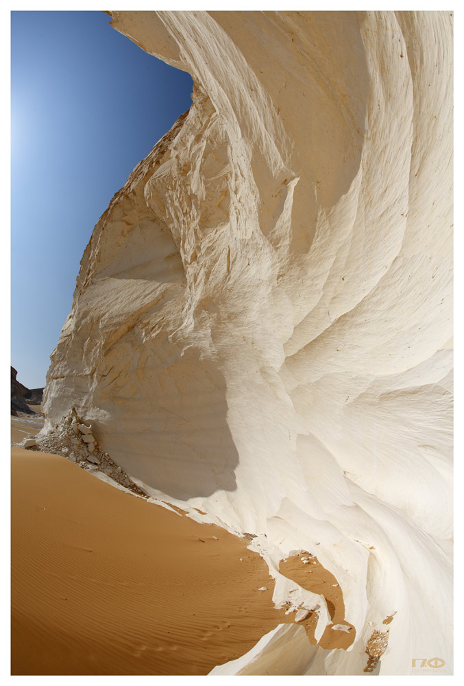 Felsstruktur in der Wüste