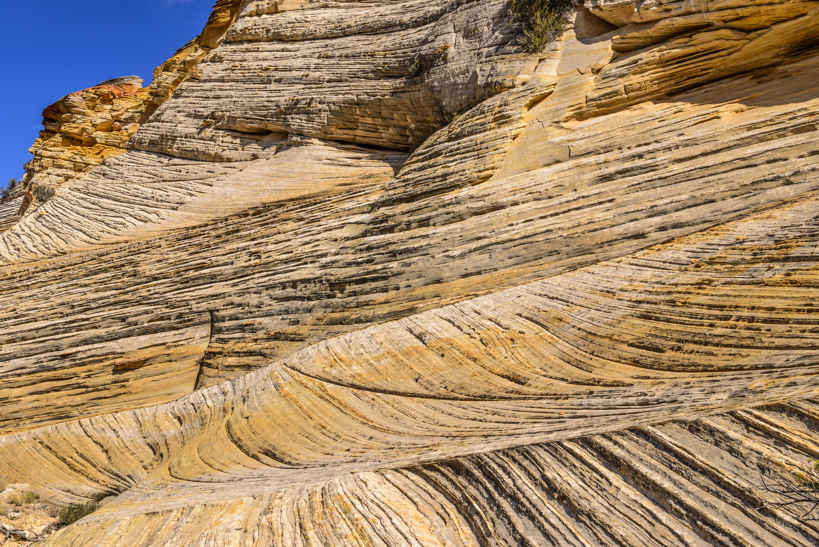 Felsstrukturen im Johnson Canyon, Kanab, Utah, USA