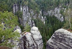 Felstürme im Elbsandsteingebirge , Rathen