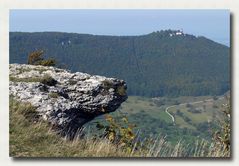 Felsvorsprung am Albrand und an der Teck