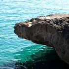 Felsvorsprung in Cala Rajada