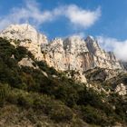 Felswände an der Route de Crete