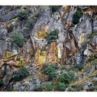 Felswand im Parque Natural de Arribes del Duero