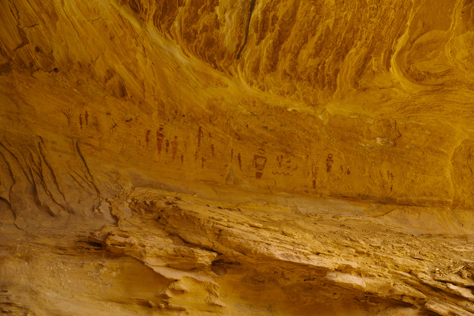 Felszeichnungen im Barrier Canyon Style