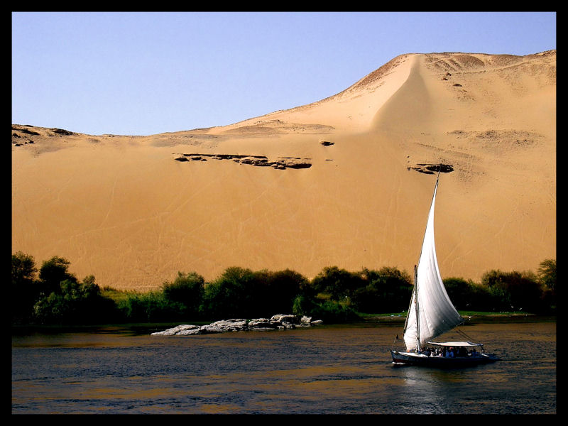 Feluke auf dem Nil