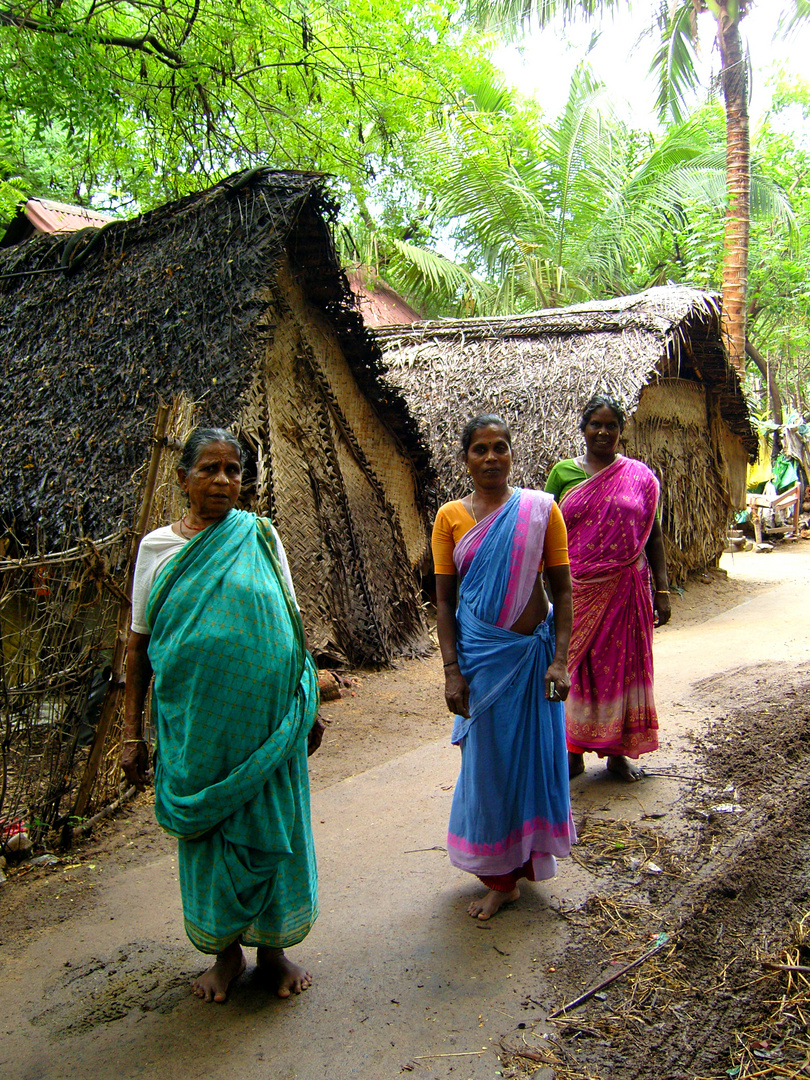 Femmes dans un village du sud de l'Inde