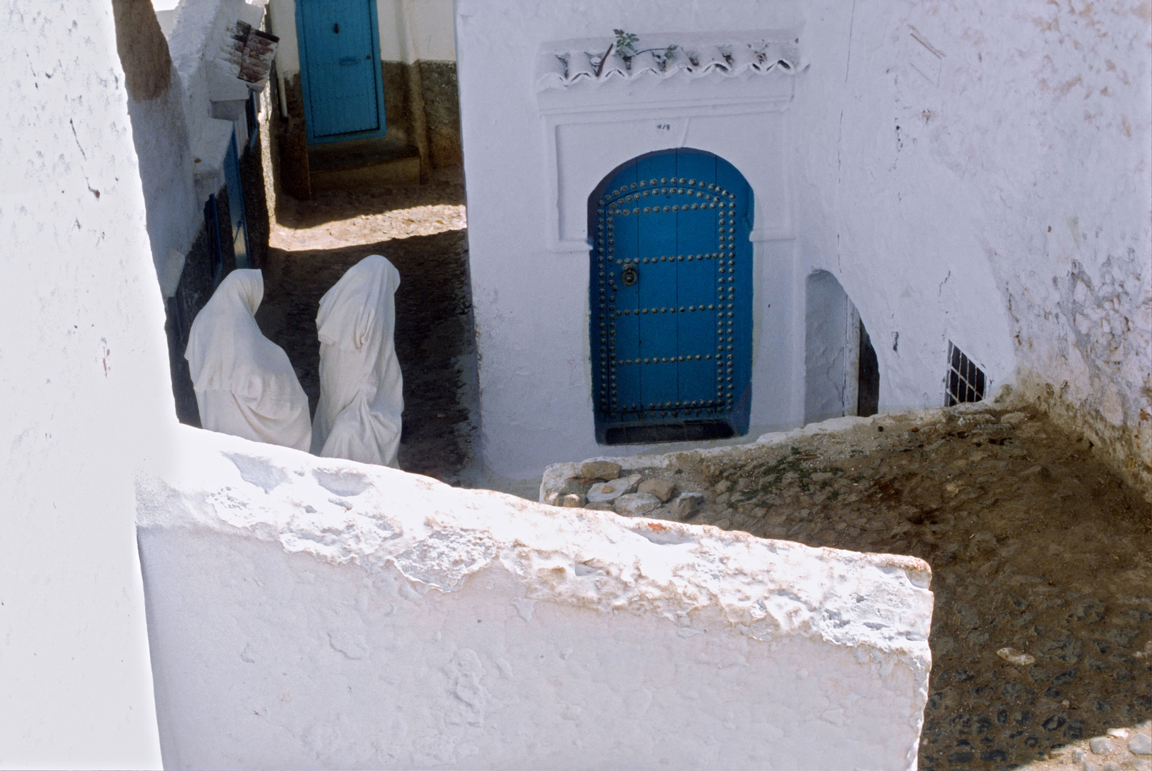 Femmes de Chefchaouen. (Maroc du Nord).1980