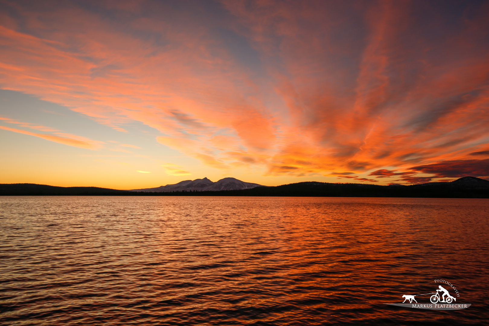 Femunden im Abendrot