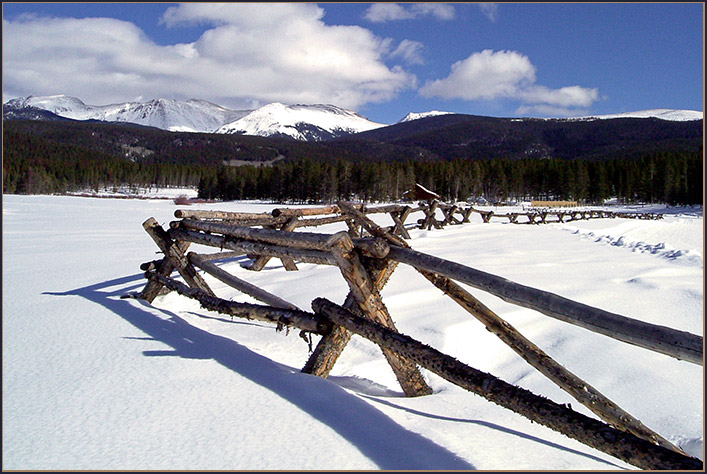 Fence at Devil's Thumb Ranch