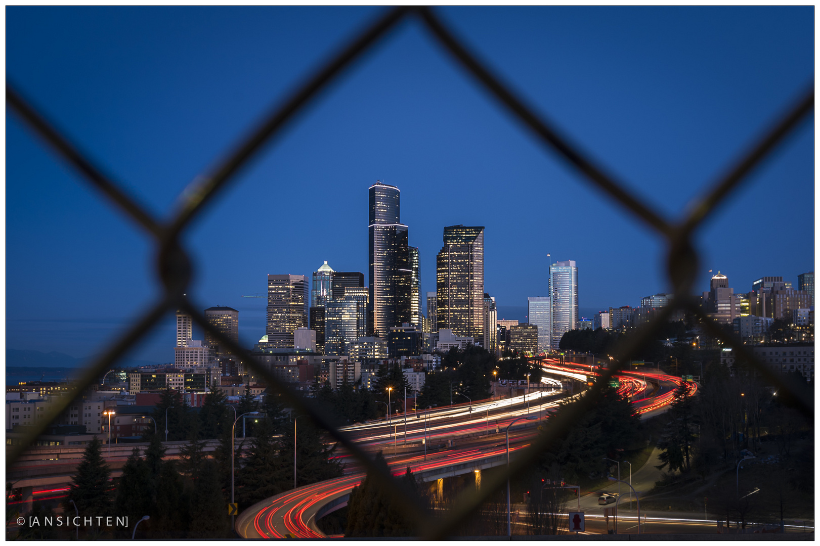 [fence I downtown seattle I traffic]