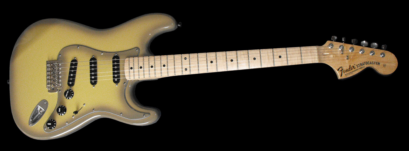 Fender Stratocaster Anitgua Eigenbau eines Freundes