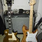 Fender Stratocaster Classic 70' & Vintage Les Paul Gold Top 56'