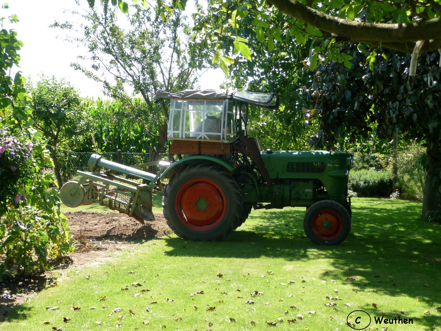 Fendt Farmer 2 mit Kartoffelernter