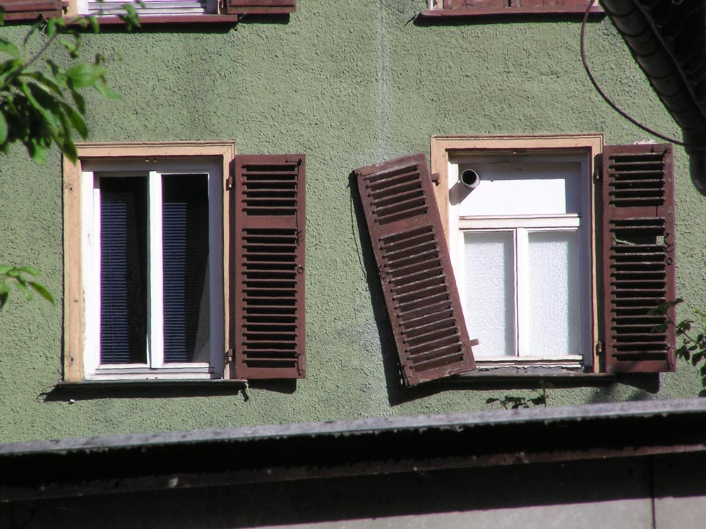 Fenster, abgestürzt...